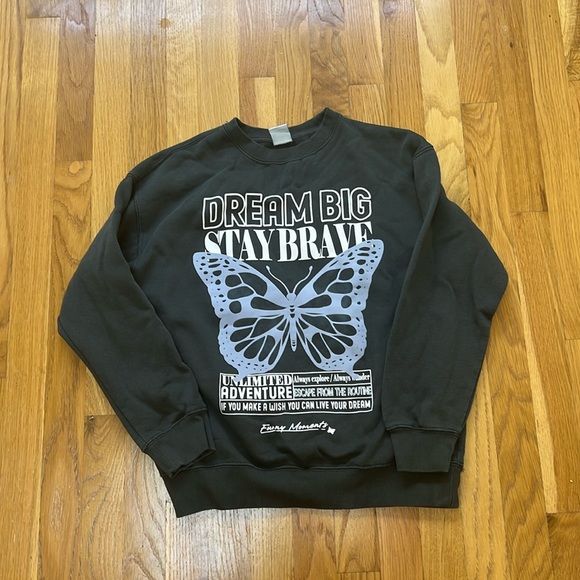 Girls graphic sweatshirt size 11/12 - Picture 1 of 3